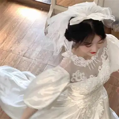 唯美优雅的婚纱女生头像 高清又唯美的超有气质的女生头像