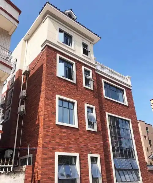 复古外墙深色乳胶漆自建房外墙漆民宿外墙漆屋檐深棕色咖啡色栗色