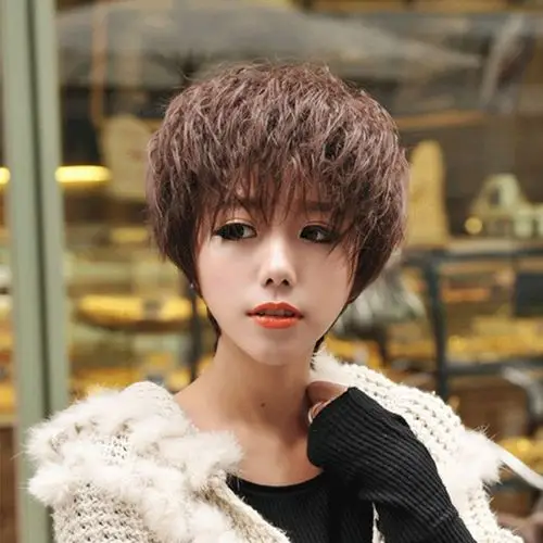 日韩欧美厂家供应外贸假发发套玉米烫短发日韩时尚欧美原宿假发发制品