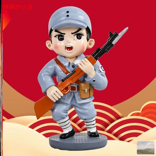 红色革命文化主题文创产品红军系列军人兵哥哥文创特色手办纪念品