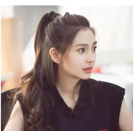 半扎马尾如何扎 女生半扎马尾扎法图解_马尾辫发型_西子美发网