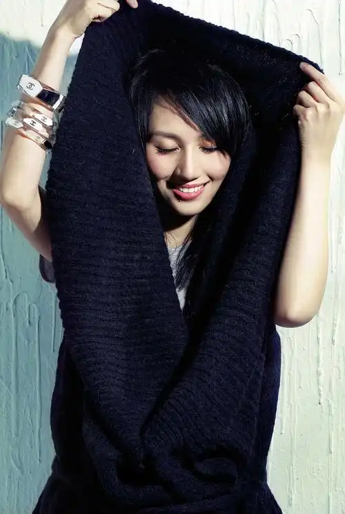 袁泉宛如混血儿