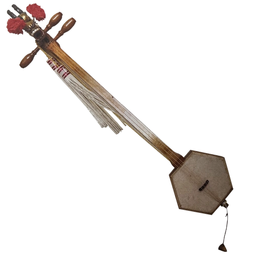 3厘米木,皮质——云南民族博物馆藏q5:各个民族用于打跳的乐器分别是