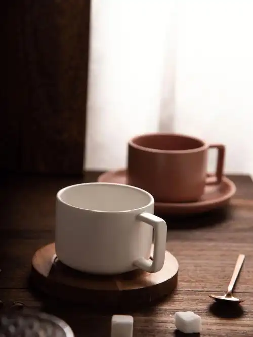 好看的哑光质感咖啡杯