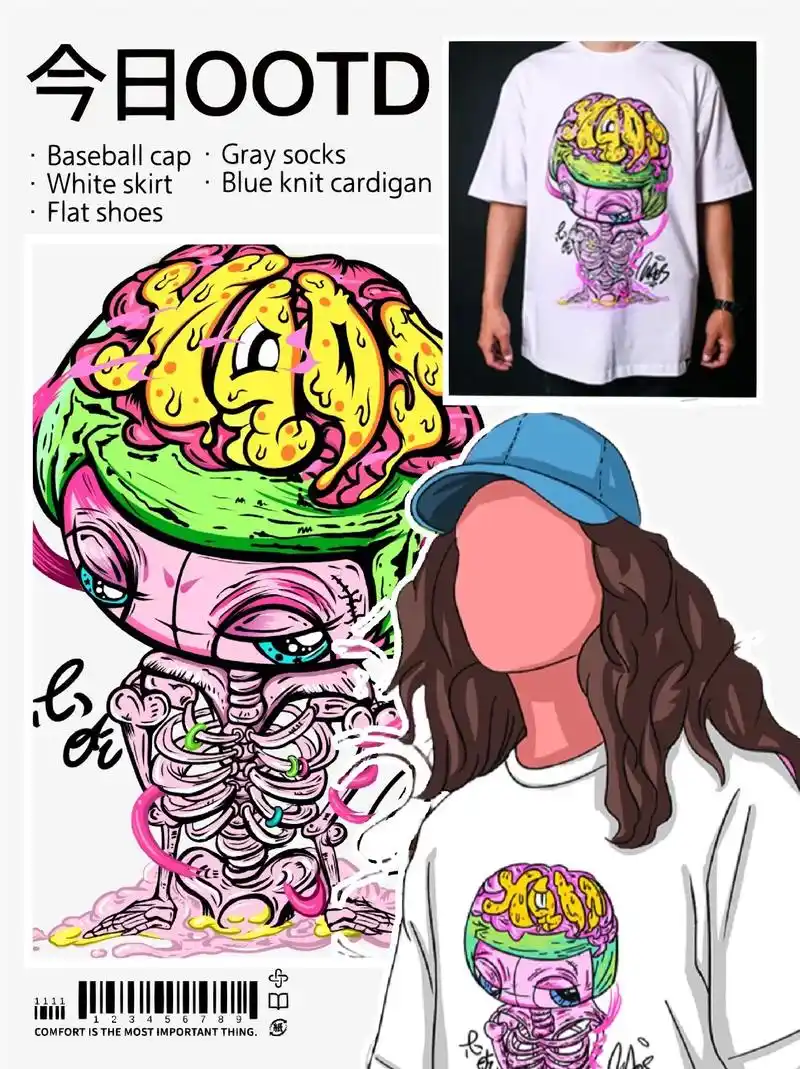 maoif小众潮牌图案设计ootd.maoif风格是色彩与街 - 抖音