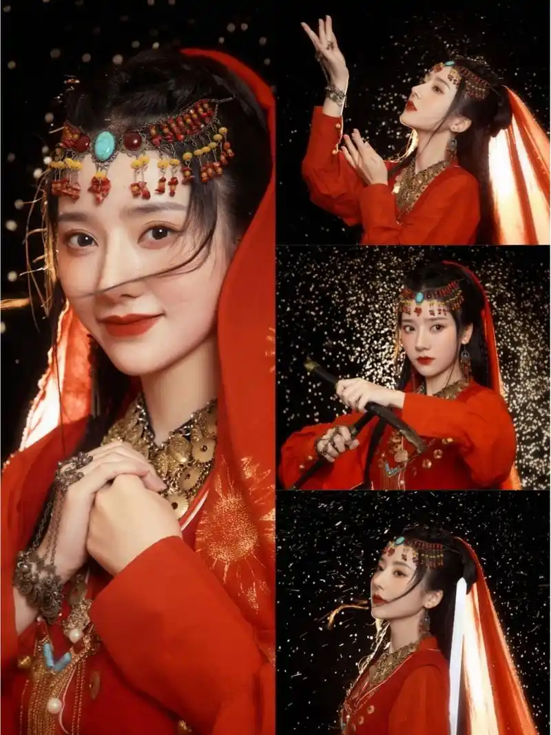 东宫女孩在此|红衣小枫太心动了78古风写真  92拍摄·造型·服装