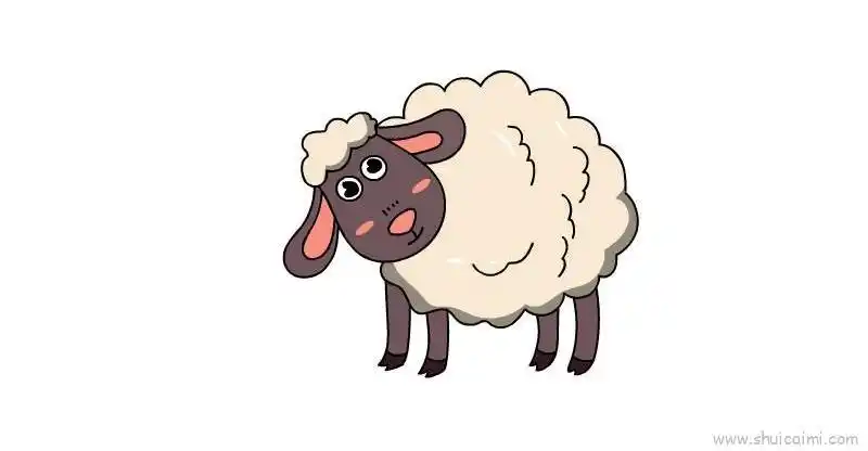 小山羊儿童画怎么画 小山羊简笔画简单又好看