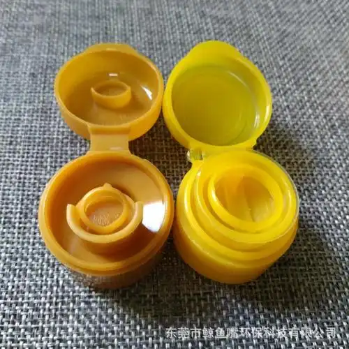 厂家定制芝麻油 酱油玻璃瓶高档塑料翻盖瓶盖