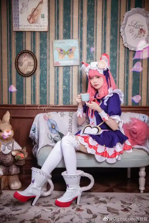 客人请用心品尝 王者荣耀 妲己女仆咖啡@cappuccino五分甜 cosplay-第