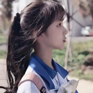 女孩子头像侧脸,女生头像图片