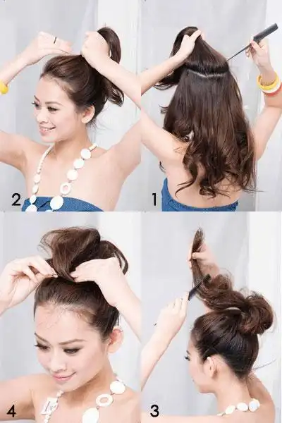 日本"丸子头:怎样梳 才漂亮!