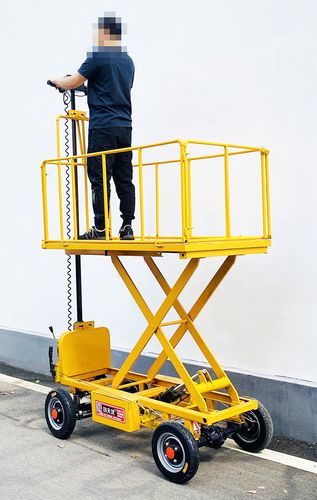 电动车四轮举升搬运平板升降车把果园采菇蔬菜电动四轮车