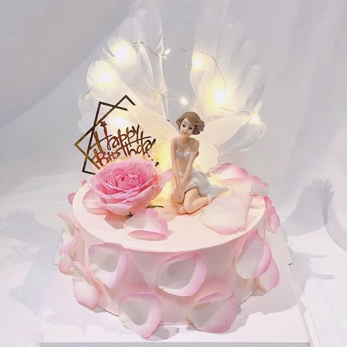 小仙小仙女女神花仙子生日蛋糕同城天使女孩女孩儿儿童新鲜生日蛋糕
