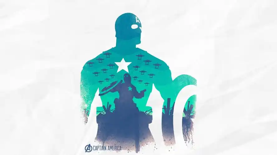 general 1920x1080 the avengers captain america silhouette