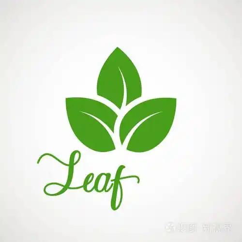 绿叶标志图标矢量设计景观设计园林植物自然与生态矢量标识生态幸福