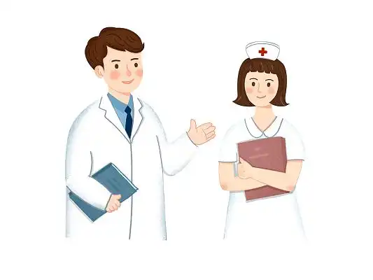 彩色手绘卡通护士医生医护人物医务人员护士节元素png素材