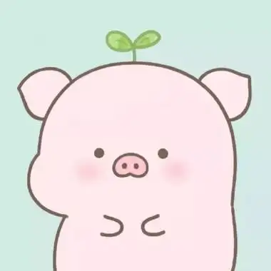 可爱猪情侣头像两张高清好看的猪猪情侣头像呆萌卡通图片