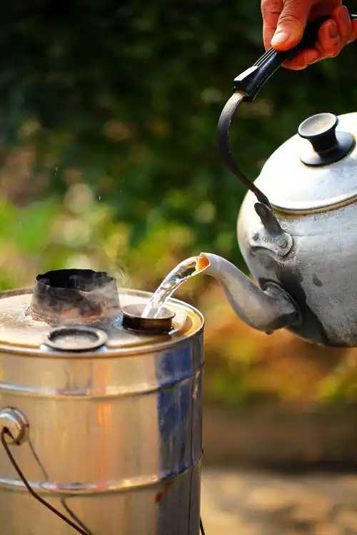 标题:农家烧水!