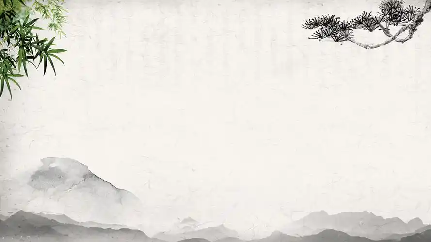 淡雅唯美小清新中国风ppt模板必备高清幻灯片背景11张