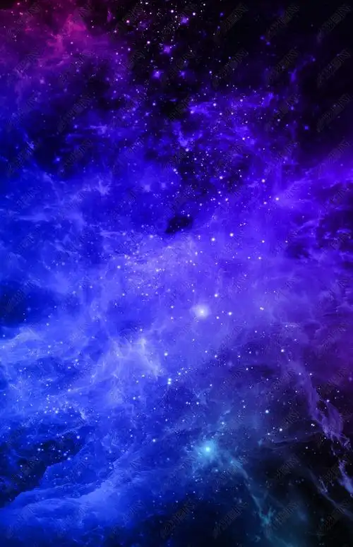 简约大气梦幻唯美星空背景海报