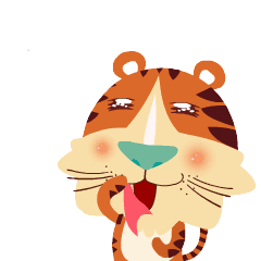 动漫老虎卡通形象表情包制作公司闪狼动漫案例展示