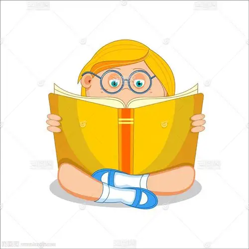 看书的孩子模板下载,看书的孩子,眼睛,男孩,教育学习,卡通人物,卡通