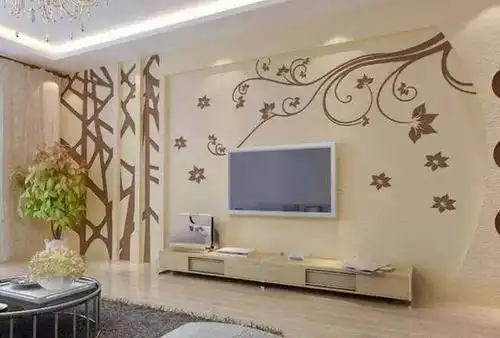20款硅藻泥电视背景墙,欣赏流行美!