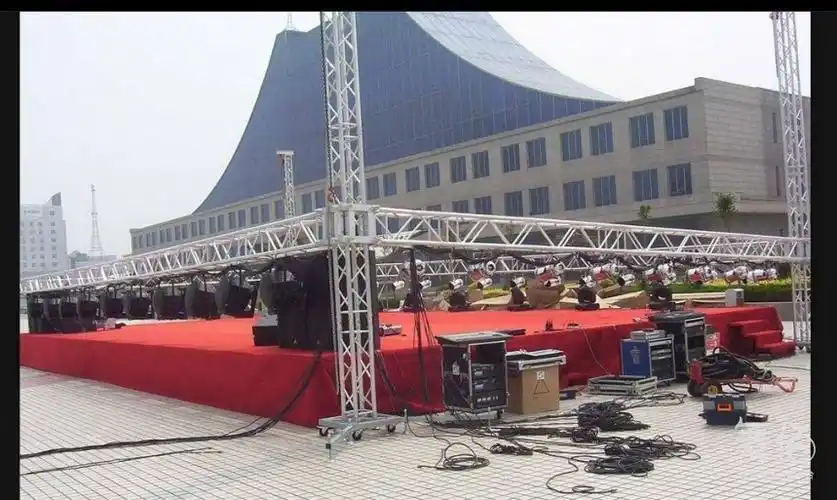 桁架灯光架 开业庆典 truss灯光架加我微信号 y201011912-舞台灯光