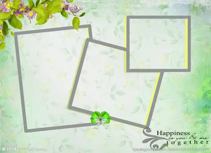 相册分层模板图片