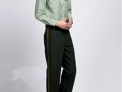 陆军短袖衬衣士兵士官干部长袖夏常服外衬衣衬衫07干部夏装常服