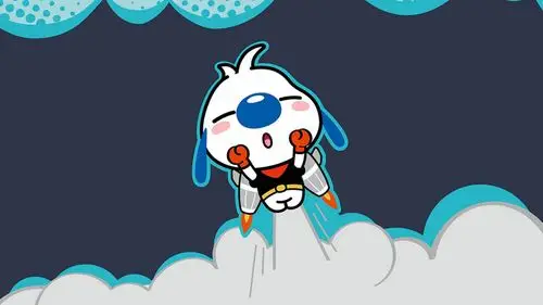 可爱俏皮的辛巴狗卡通图片电脑壁纸