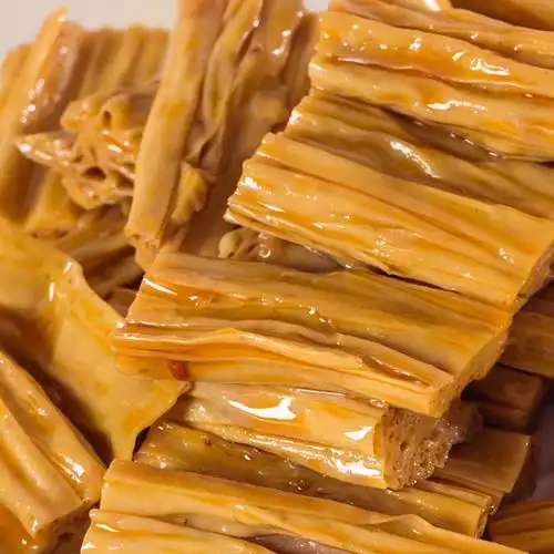 黑鸭卤味零食向妈妈麻辣腐竹128g休闲零食专注卤味50年