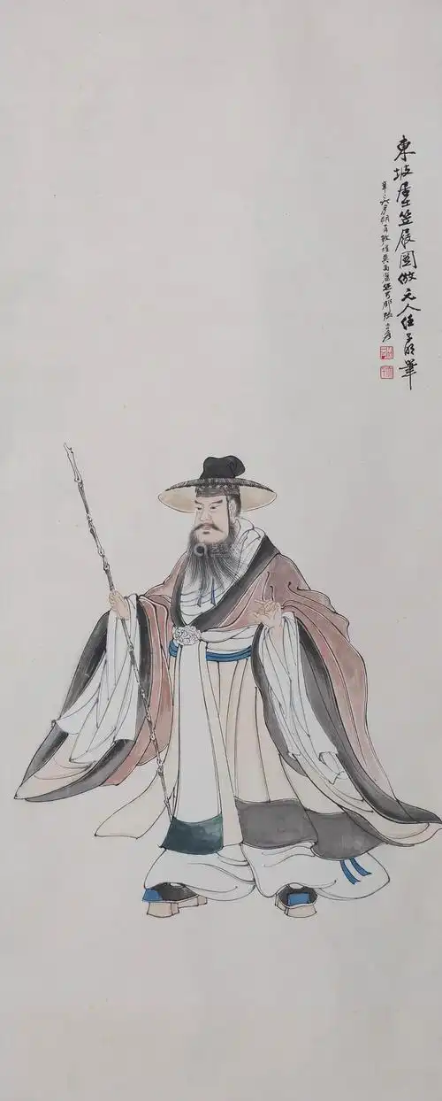 lot.057568张大千 东坡居士 立轴 设色纸本