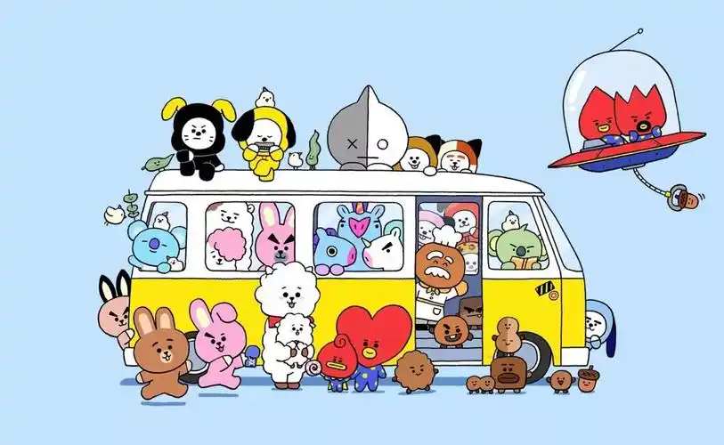 在6月14日,优衣库宣布了,防弹少年团bt21玩偶与之