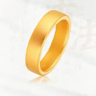 皇颜老凤凰黄金戒指 古法宽面黄金 男 足金au999七夕情人节礼物送女友