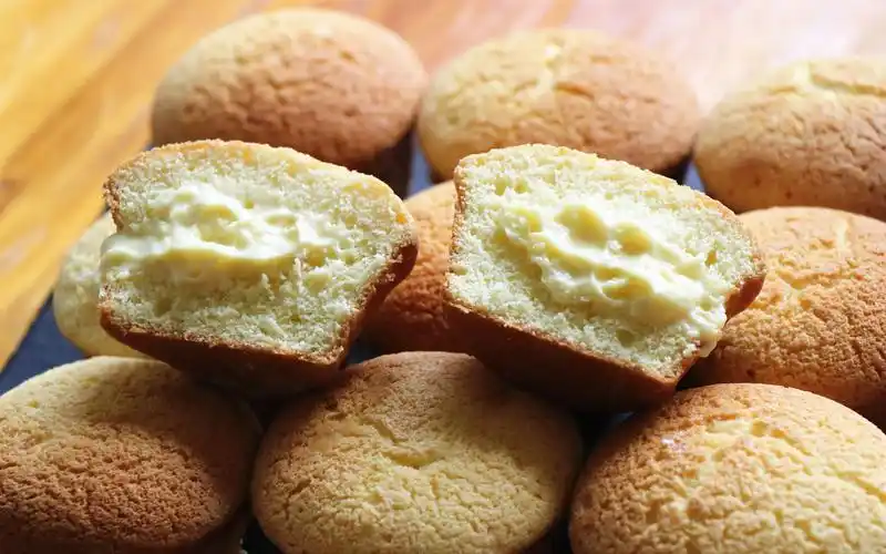 【蛋黄派】家庭版蛋黄派,口感绵软,奶味浓郁,好吃无添加