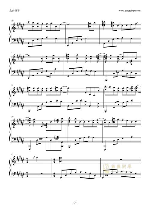 钢琴独奏视频 原版钢琴谱 乐谱 曲谱 五线谱 六线谱 高清免费下载喜欢