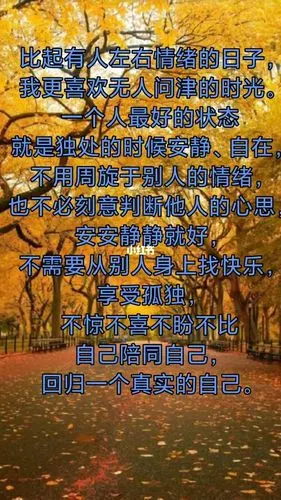 人生需要安静独处补充能量