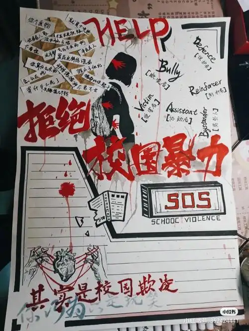 预防校园暴力手抄报