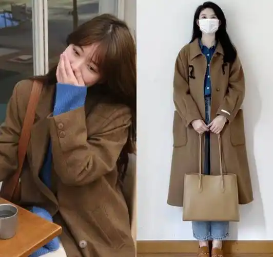 秋冬"棕色大衣"火了:配这5个颜色内搭最好看,显白不老气!