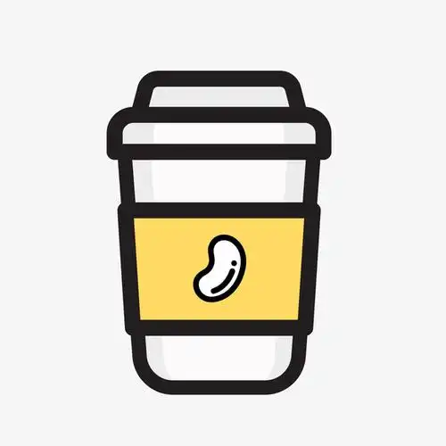 黄色手绘圆弧豆浆元素