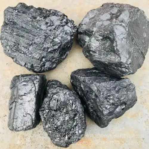 天然石黑色 煤 矿石原石固体可燃有机岩