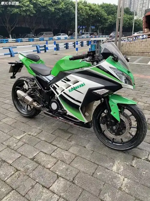 换车了,6888,国产川崎小忍者,350双缸水冷,成色不错,手续齐全!