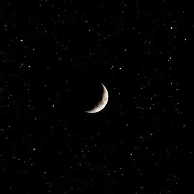 江淮:ins唯美黑色系月亮星空背景图