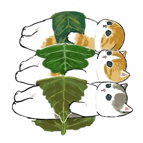 超可爱猫猫手绘图,傻傻的小猫萌翻了～_腾讯新闻