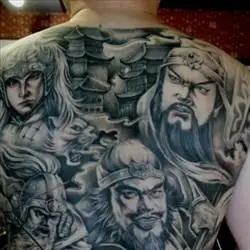 五虎将文殊菩萨纹身不动明王纹身好友列表博客与微博:主要创作工具