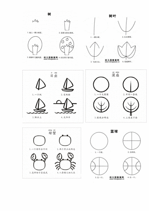 儿童幼儿画画入门简笔画.doc