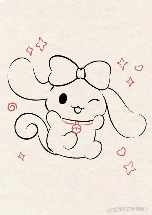 玉桂狗简笔画 | 附教程 | 零基础绘画