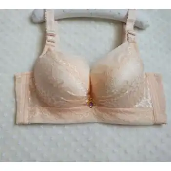 特厚款性感内衣平胸小胸超厚文胸加厚聚拢8cm防走光7cm胸罩ab杯 嫩