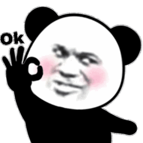 ok 好的 熊猫头表情包_熊猫_ok表情